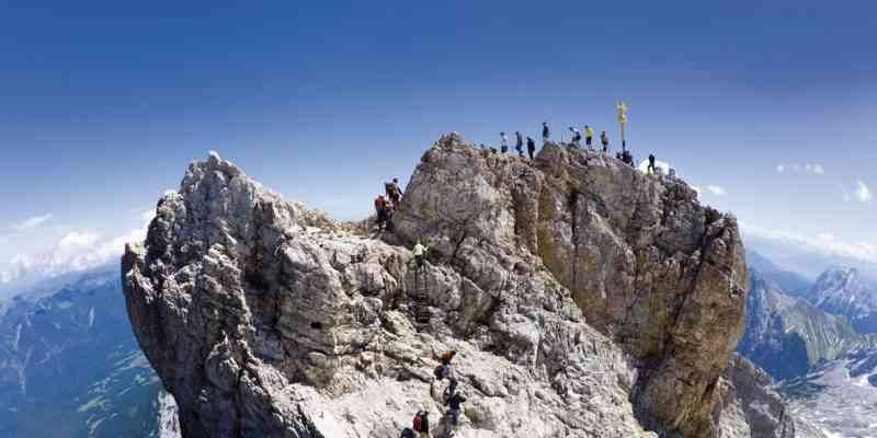 Climbing the Zugspitz Mountain 