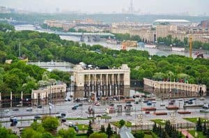 Gorky Park in Moscow, Russia