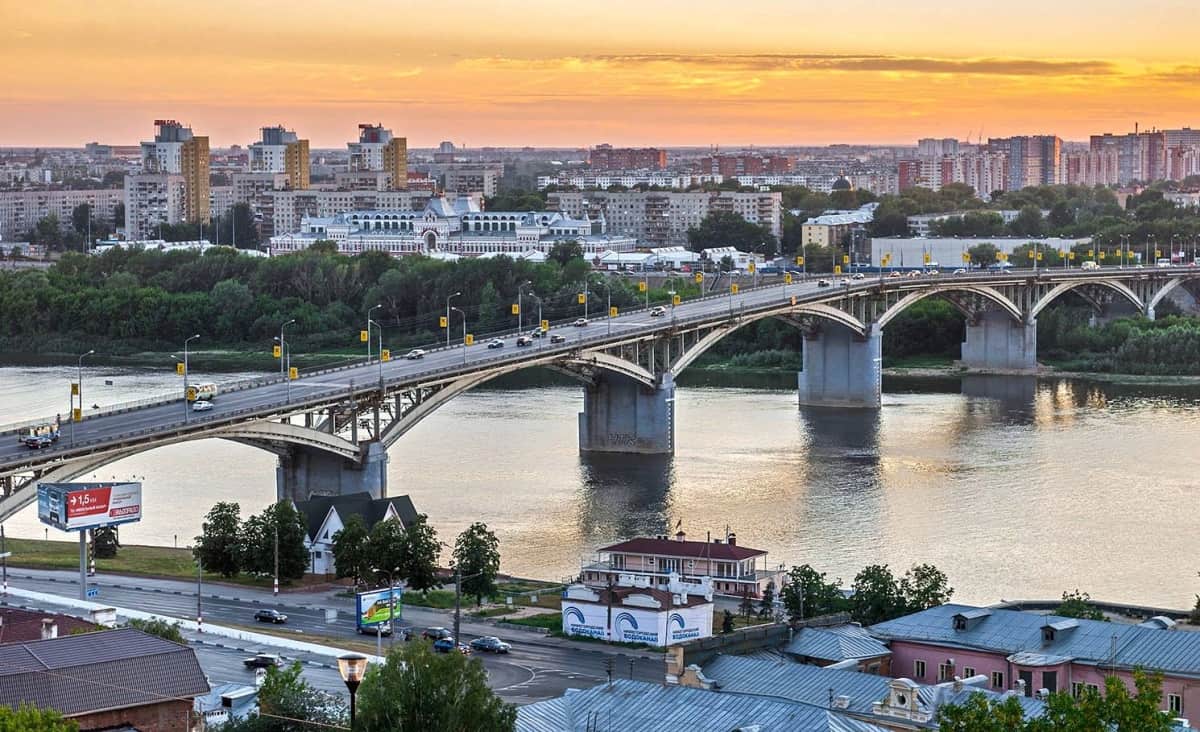 The city of Nizhny Novgorod