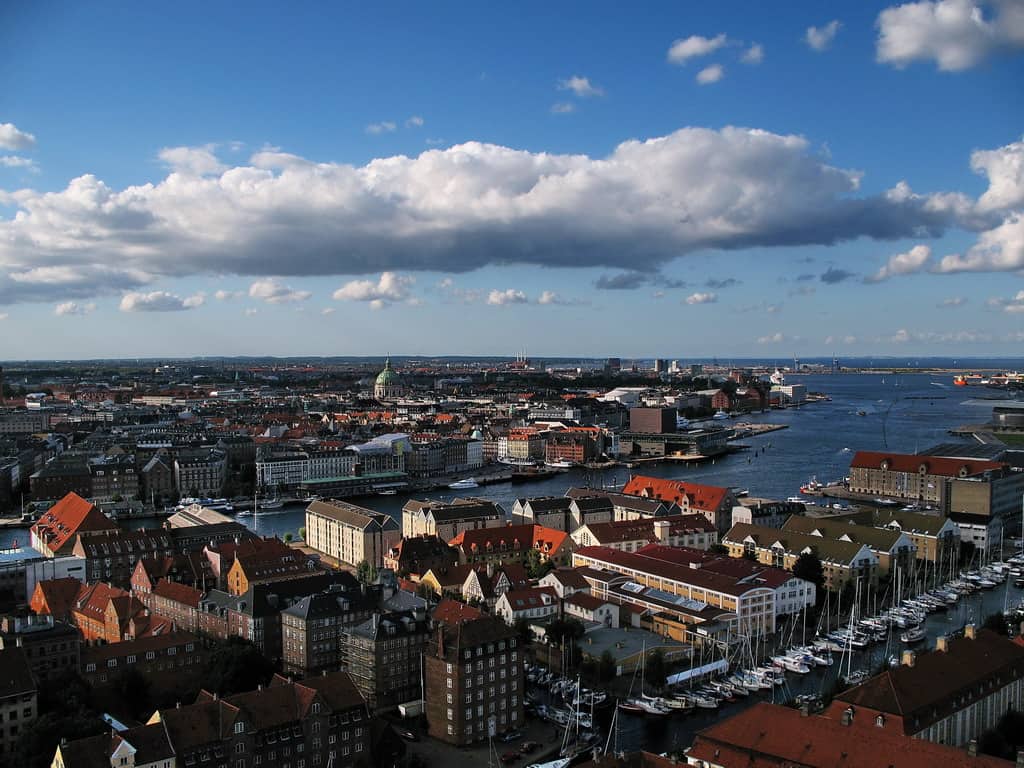 The city of Copenhagen