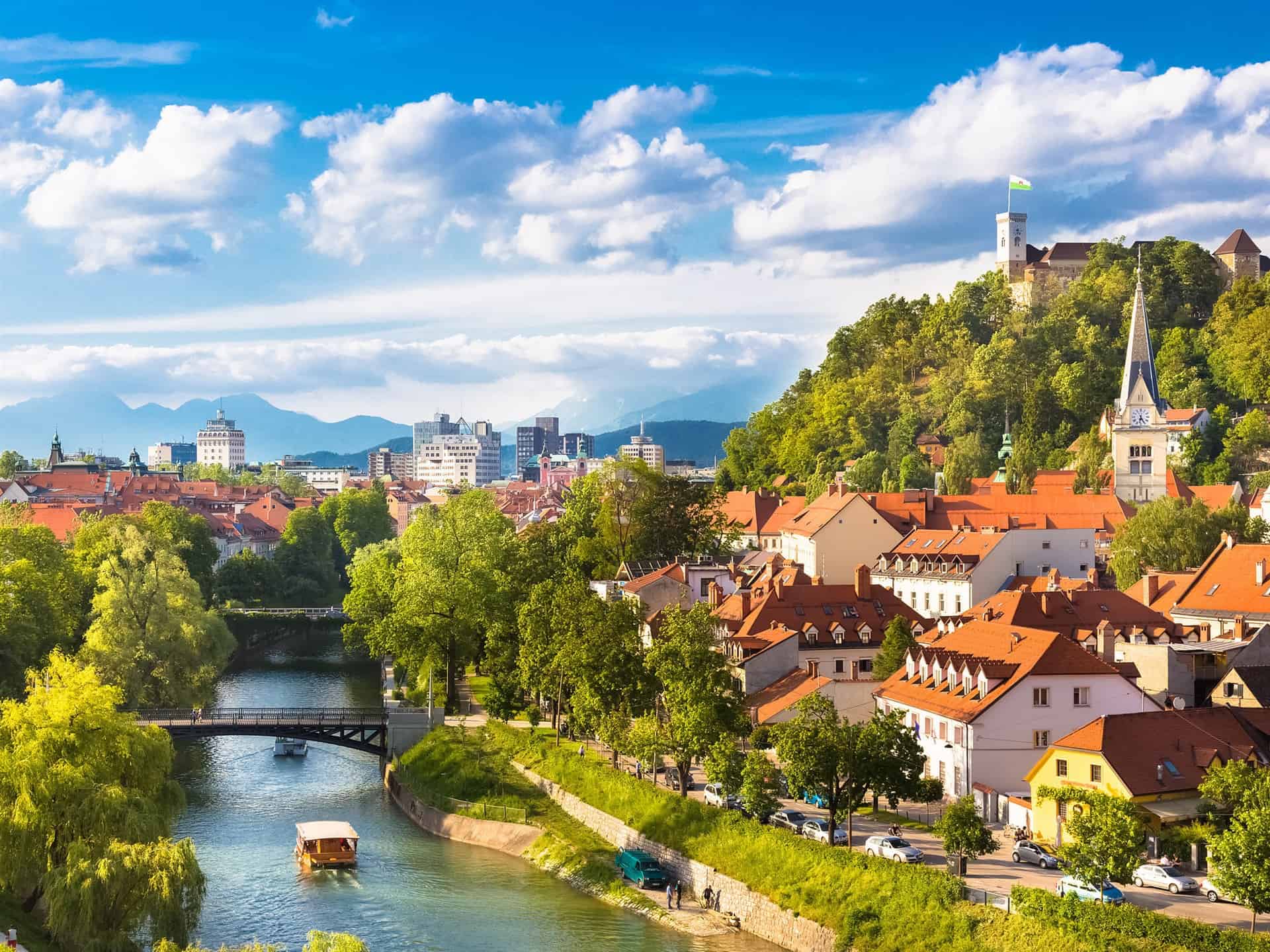 The city of Ljubljana