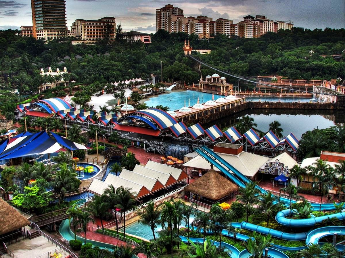 Entertainment city Sunway La John, Malaysia