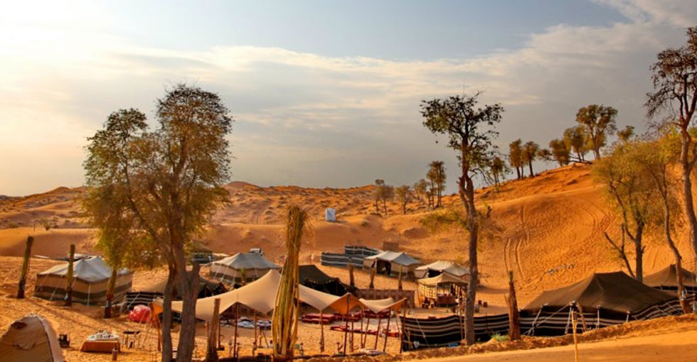 The simplicity of the desert village