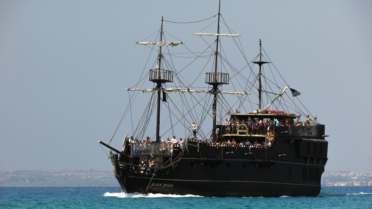The Black Pearl pirate ship