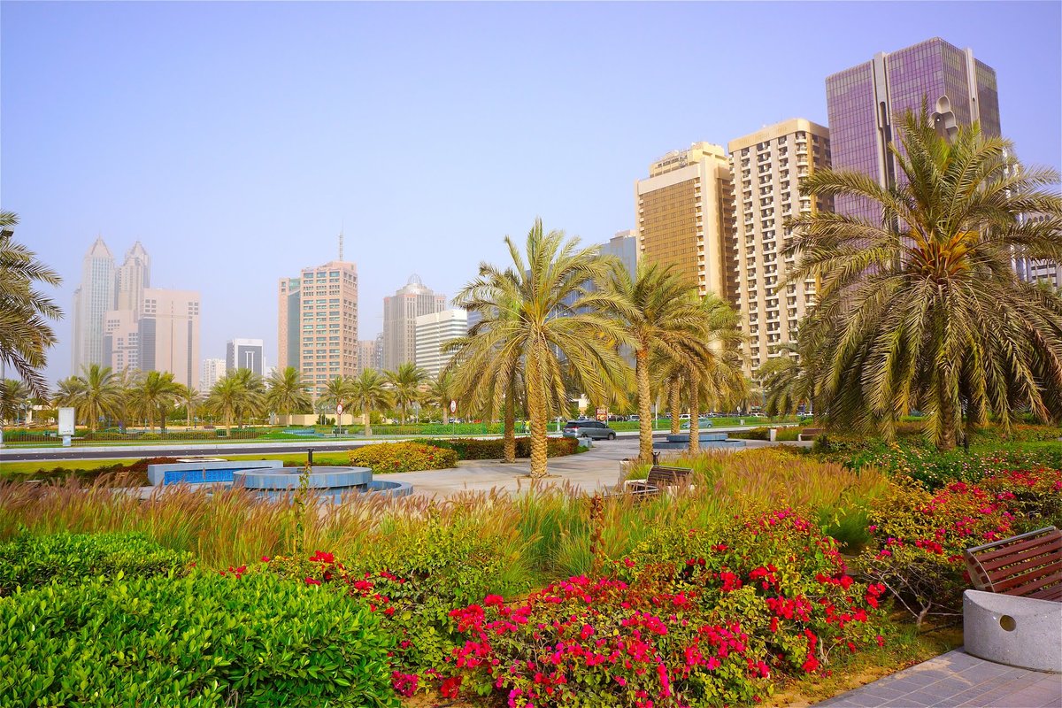 Abu Dhabi Corniche waterfront