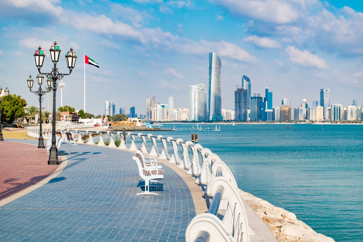 Abu Dhabi Corniche waterfront