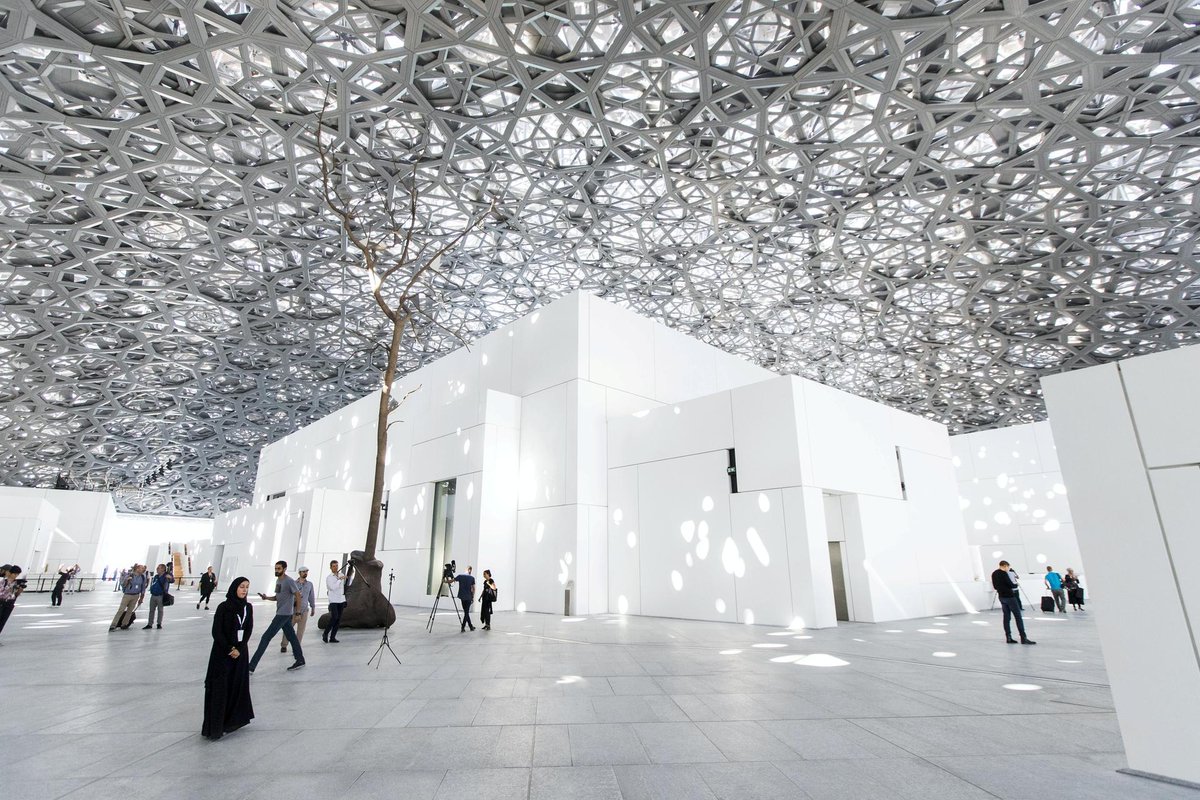 Designed by the Louvre Abu Dhabi Architectural Museum