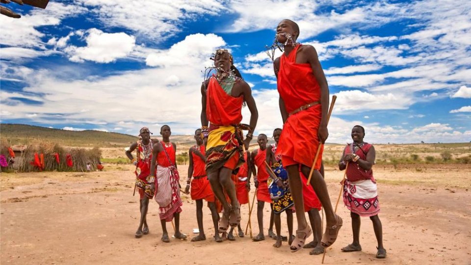 The famous folk dance in Kenya