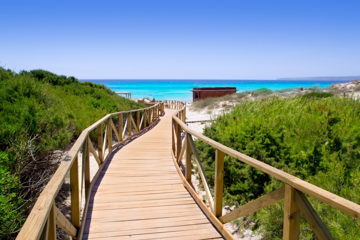 Playa de Migjorn, Formentera, Spain