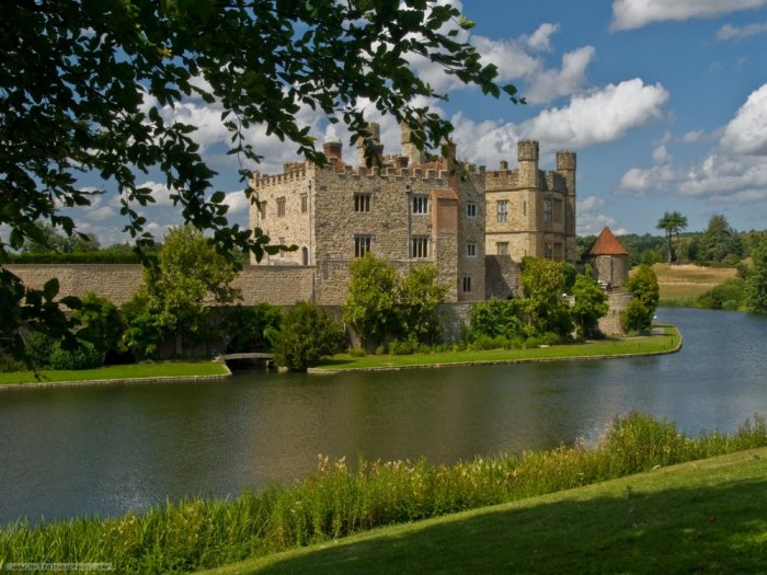 Leeds Castle Gardens in Kent