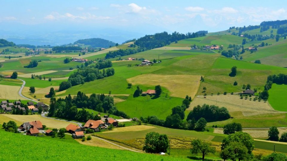 The picturesque nature of Switzerland