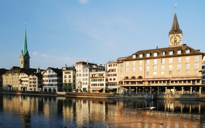 The old town of Zurich