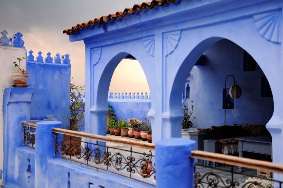 Andalusian architecture in Chefchaouen