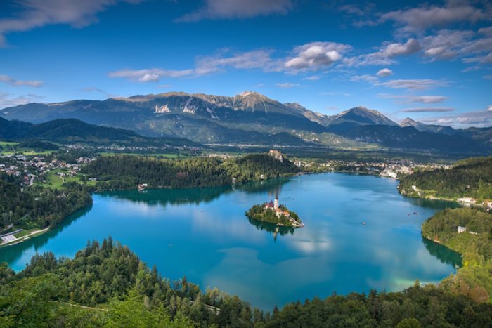 From Bled freely .. In the center of the island