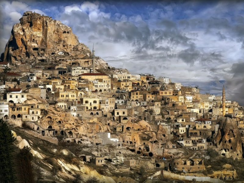 Cappadocia is the most famous and beautiful tourist area in Turkey