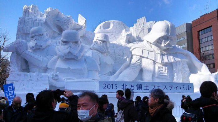 The Sapporo festivals attract more than two million visitors each year