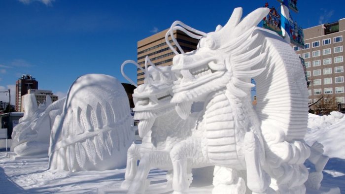Sapporo Winter Festival in Japan