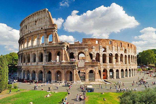   The Colosseum in Rome