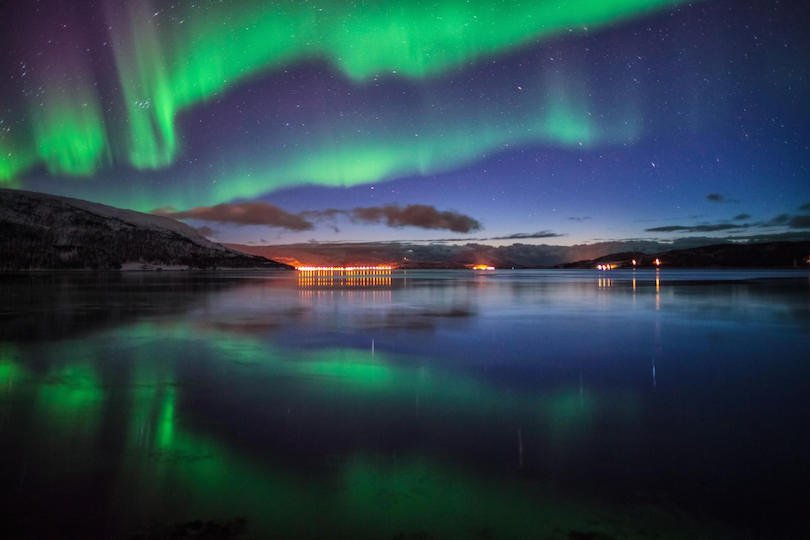 Northern lights ... spectacular scenery