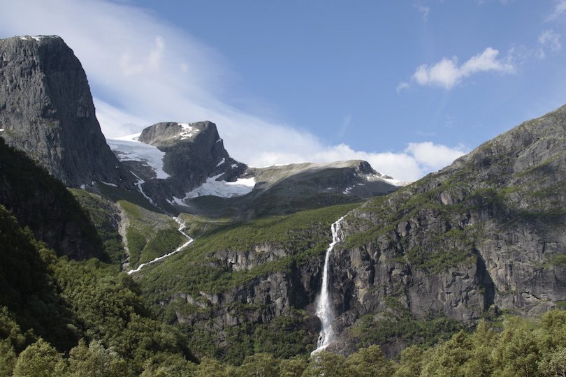Many waterfalls in Norway