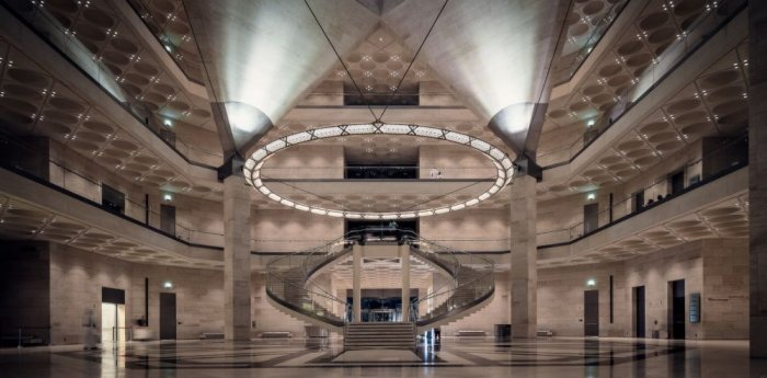 The Museum of Islamic Art in Qatar from the inside