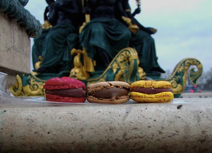 Delicious French macaroon
