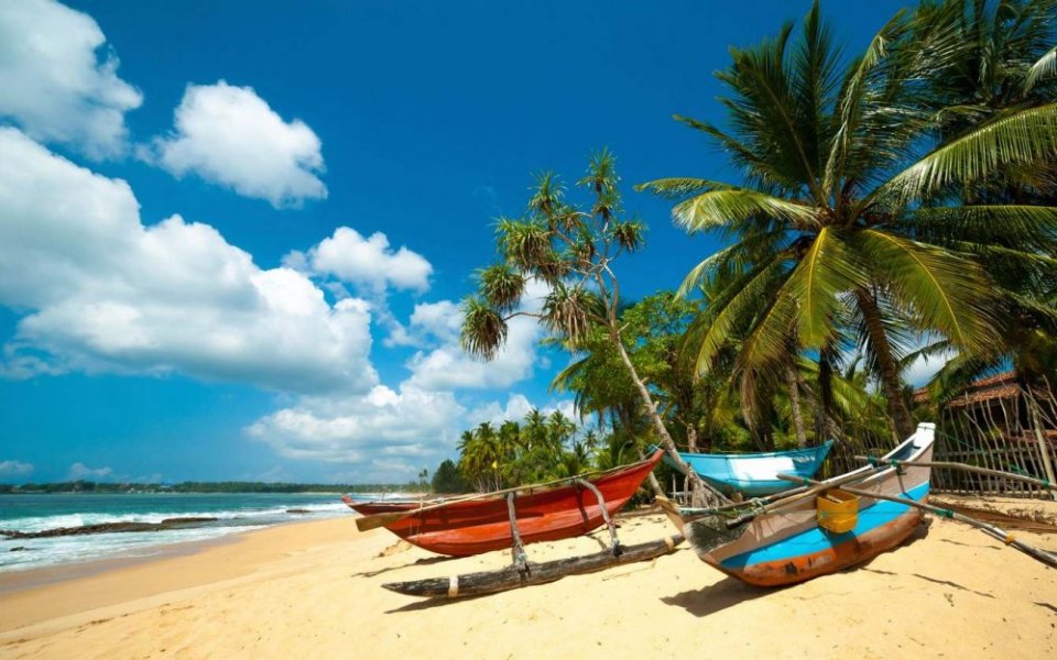 The scenic beaches of Sri Lanka 