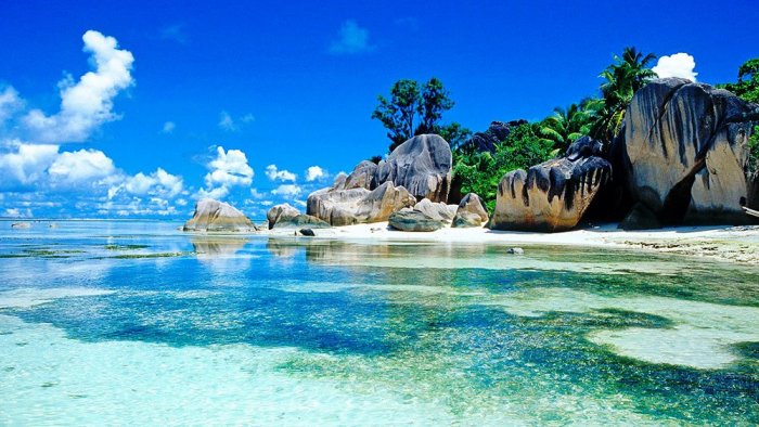 The charming nature of the Seychelles Islands