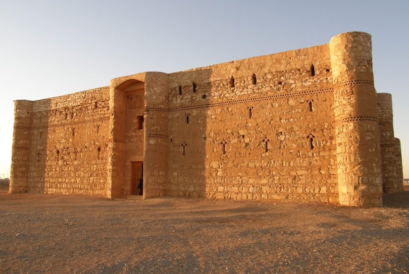 Al-Hallabat Palace in the desert