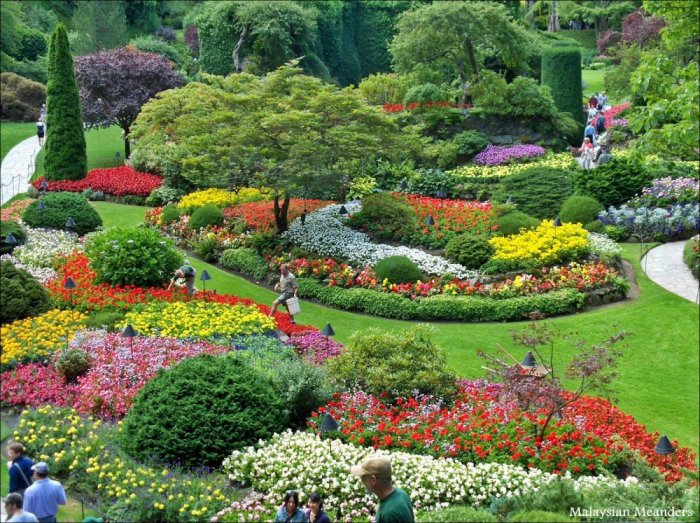 Charming gardens in Malaysia