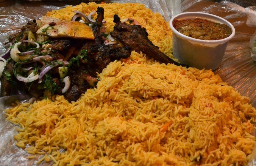 Kabsa dish is one of the popular foods in the Kingdom