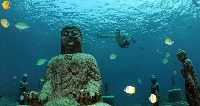 Discover the masterpieces of the sea in Nusa Pineda