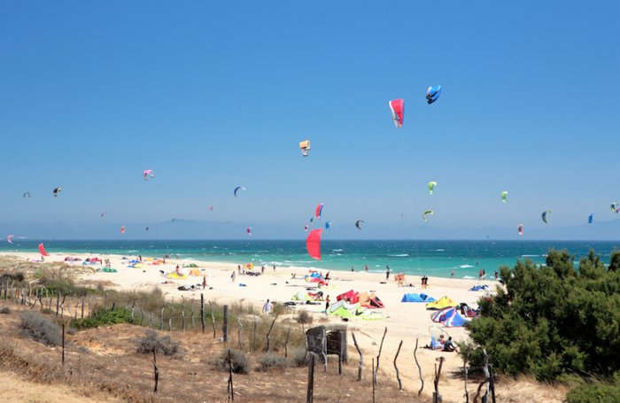 Tarifa .. an ideal place to fly gliders and kites