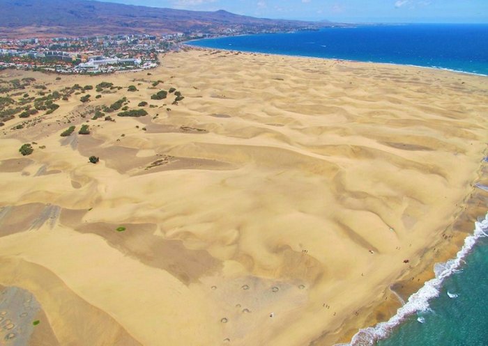 A scene from the Maspalomas dunes