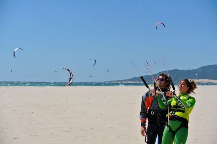 From the kite camp in Tarifa