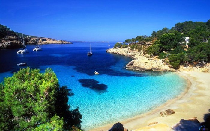 A quiet spot in Ibiza
