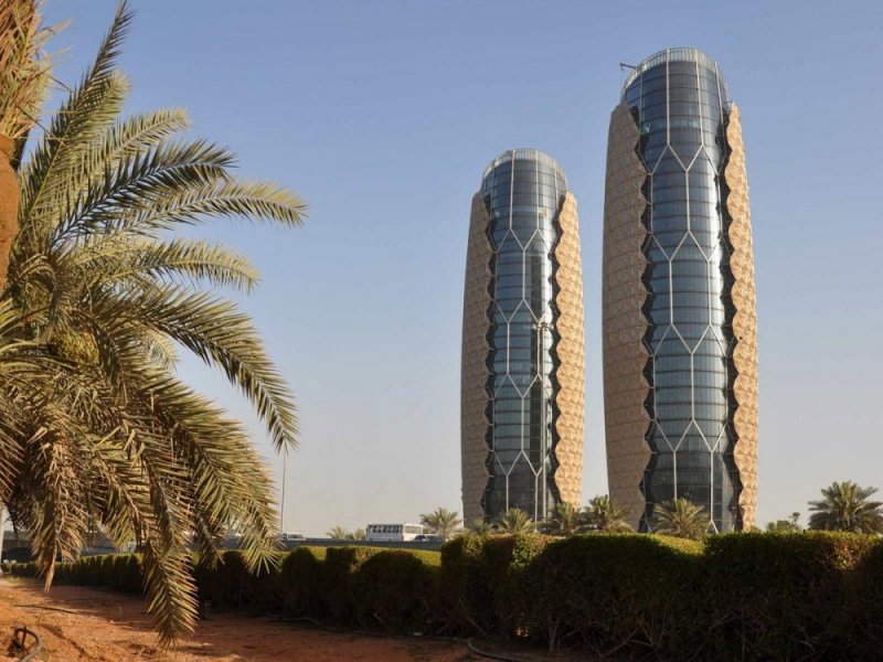     Another architectural masterpiece in Abu Dhabi city which is two similar 29-storey towers
