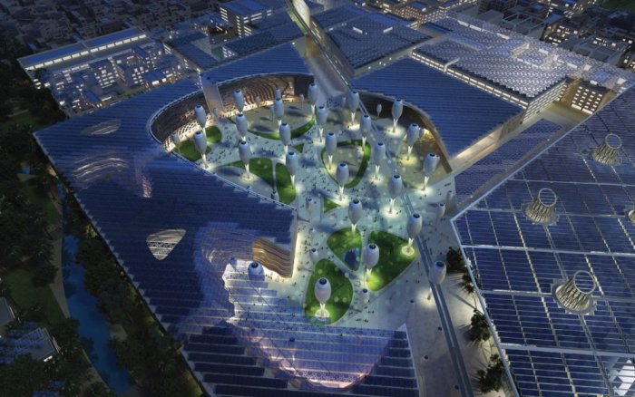 An environmentally friendly and energy saving city, located near Abu Dhabi International Airport