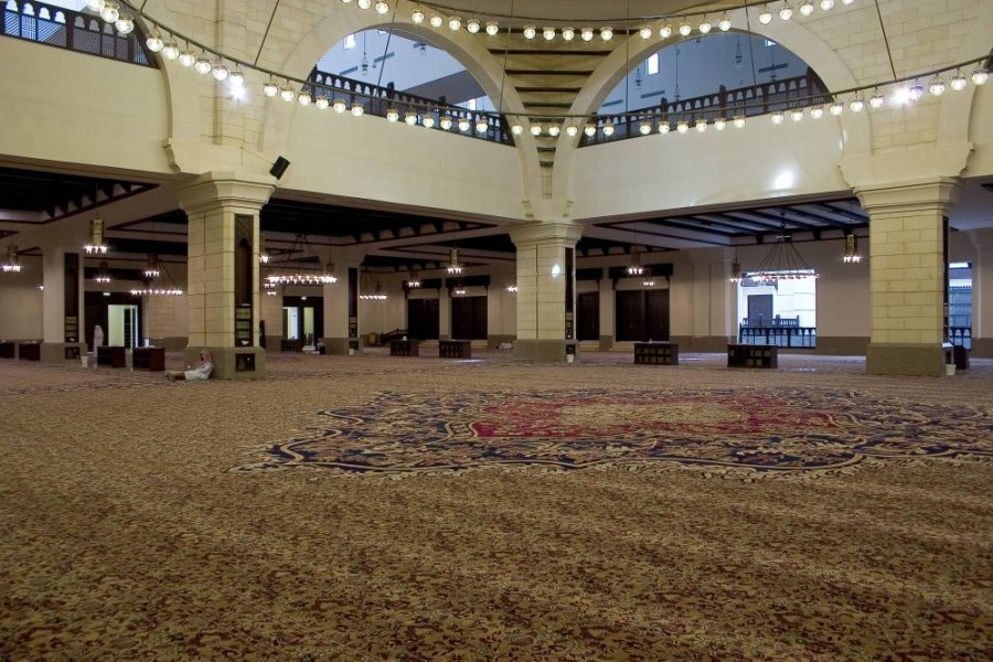 Al-Rajhi mosque from the inside