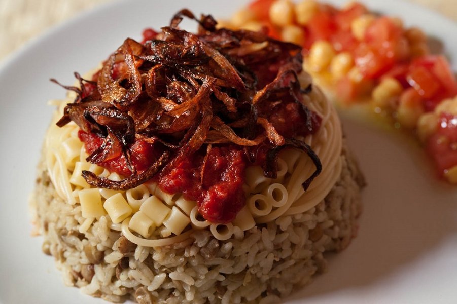 Koshari was one of the most important experiences of tasting in Egypt