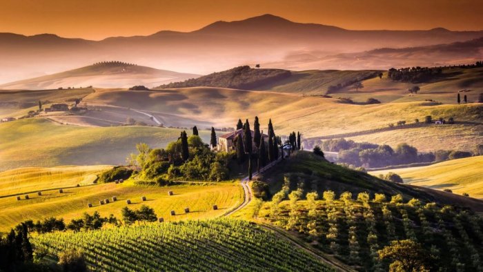 Tuscany is a wonderful nature during the spring