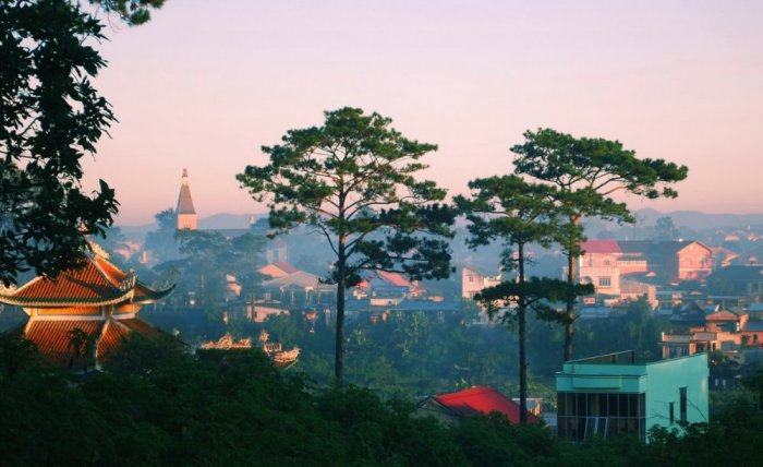 The city of Dalat is a former colony that contains many historical buildings