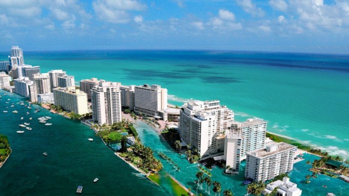 General view towards Miami Beach