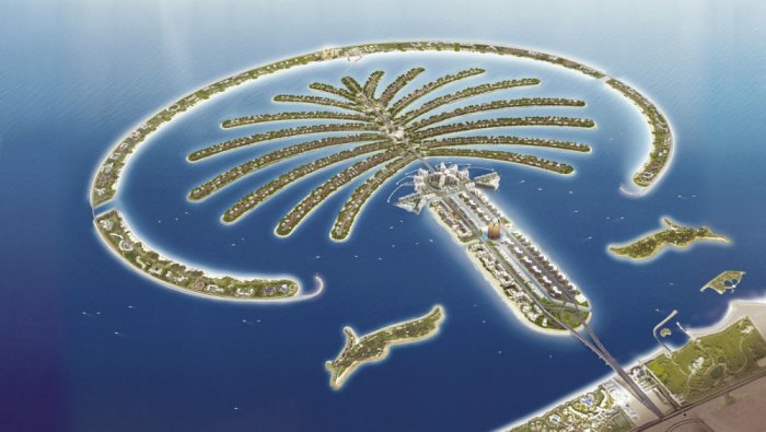 The Palm Island is the largest industrial island in the world