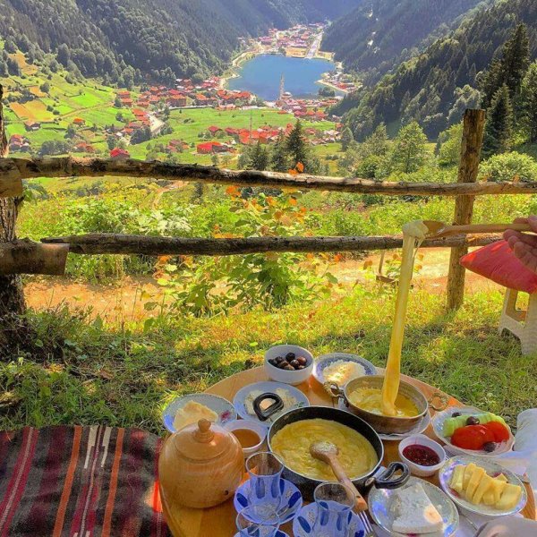 Eat traditional breakfast in the village
