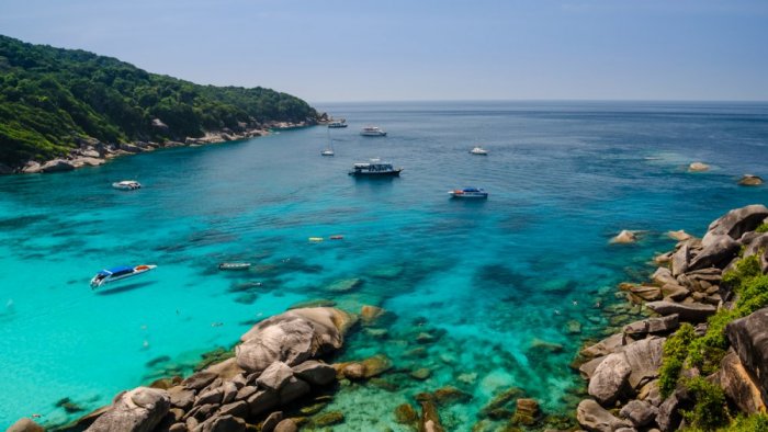 The Similan Islands are considered by many to be the most beautiful islands in Thailand