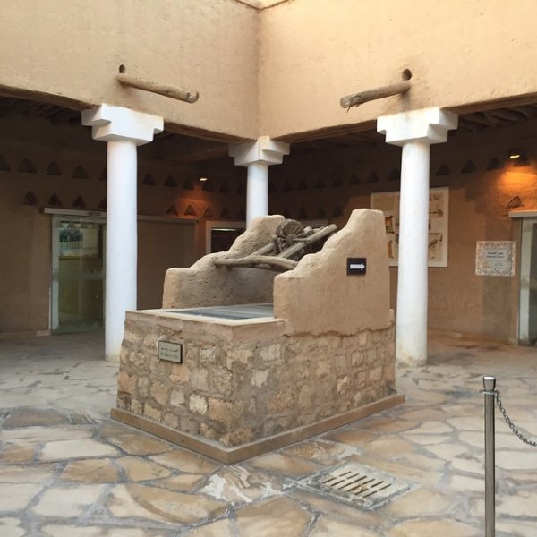 The well in the Masmak Museum in Riyadh