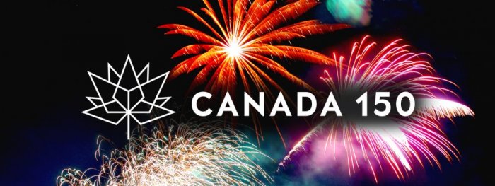Take part in Canada's 150th birthday celebrations