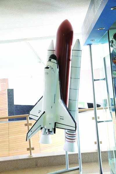 Aircraft and missile models at Saqr Al Jazeera Aviation Museum