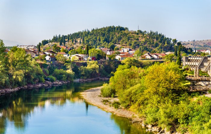 Podgorica, the capital of Montenegro
